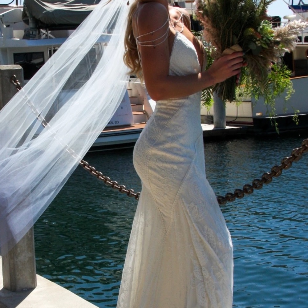 rue de seine wedding dress size 2